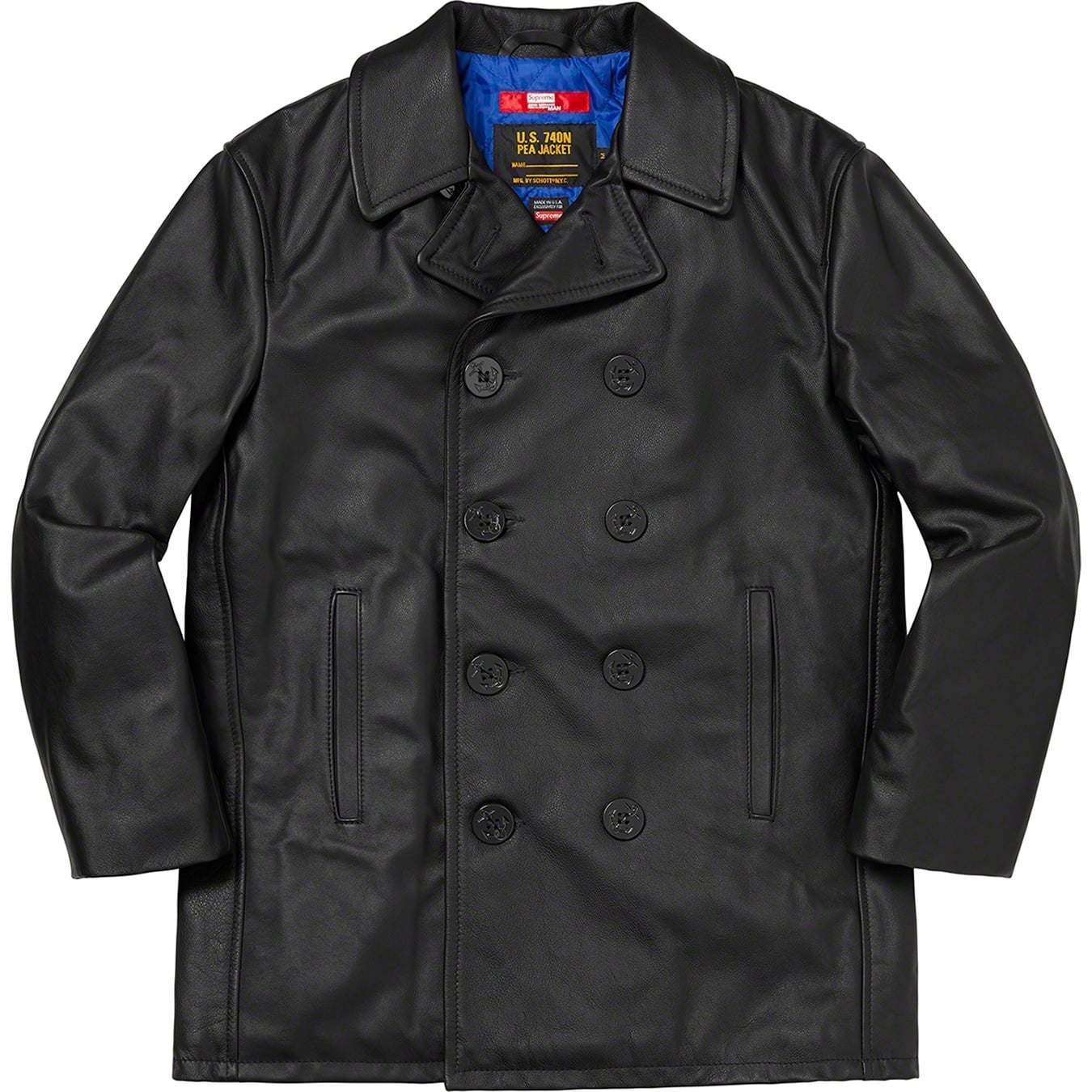 Supreme®/JUNYA WATANABECOMME des GARÇONS MAN/Schott®Leather Peacoat view 4
